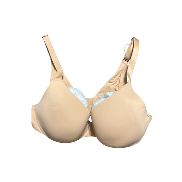 2/$30 NEW Skims Beige SMOOTHING‎ INTIMATES COVERAGE BRA Lightly Lined Underwire - Picture 4 of 16